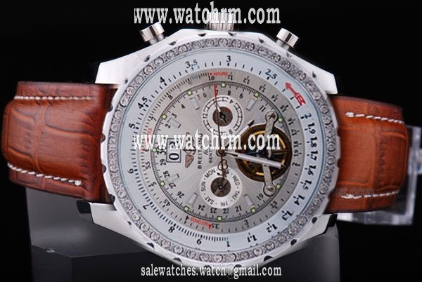 Breitling Bentley Motors Mulliner Tourbillon L18841 Midsize Stainless Steel Case Round Watch