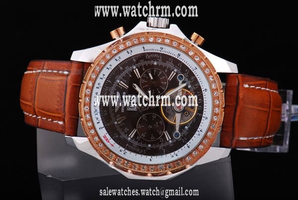 Breitling Bentley Motors Mulliner Tourbillon L18841 Midsize Stainless Steel Case Watch