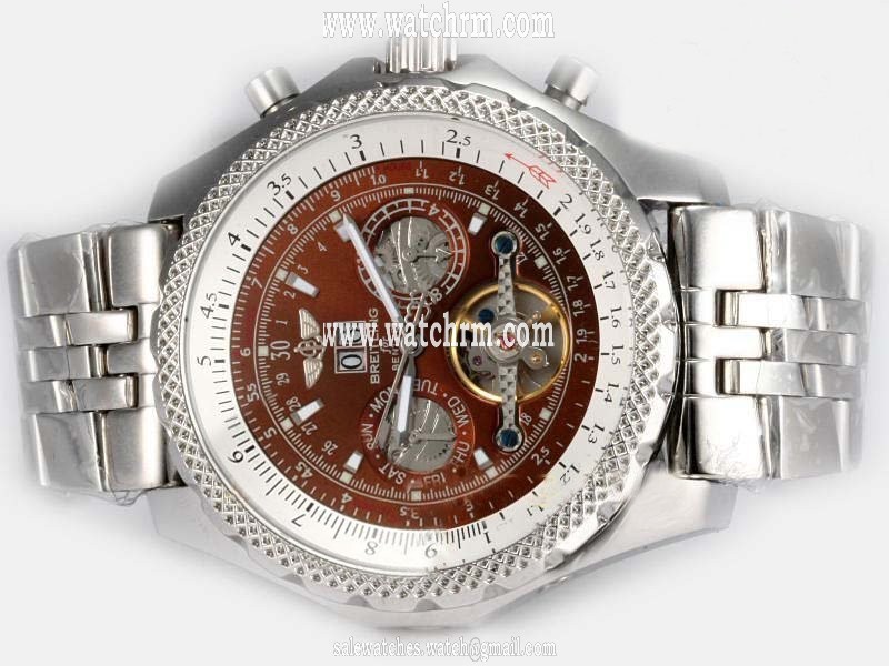 Breitling Bentley Motors Mulliner Tourbillon L18841 Quartz Chronograph Round Watch