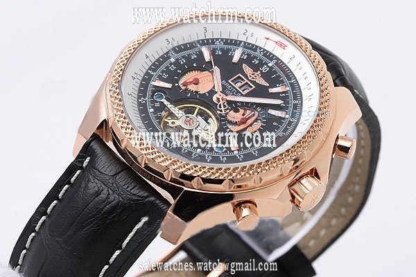 Breitling Bentley Motors Mulliner Tourbillon L18841 Round Automatic Black Dial Watch