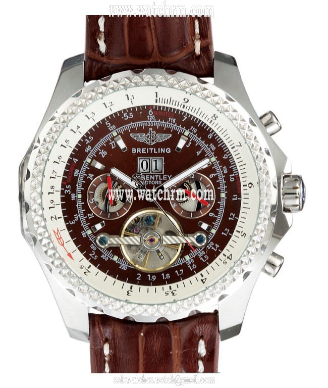 Breitling Bentley Motors Mulliner Tourbillon L18841 Round Stainless Steel Case Mens Watch