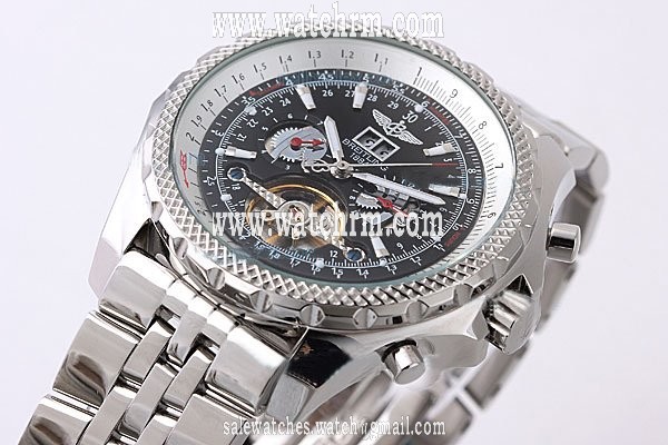 Breitling Bentley Motors Mulliner Tourbillon L18841 Stainless Steel Case Mens Round Watch
