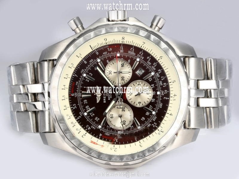 Breitling Bentley Motors T A25363 Brown Dial Round Automatic Watch