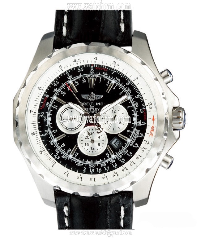 Breitling Bentley Motors T A2536313 Automatic Round Black Dial Watch