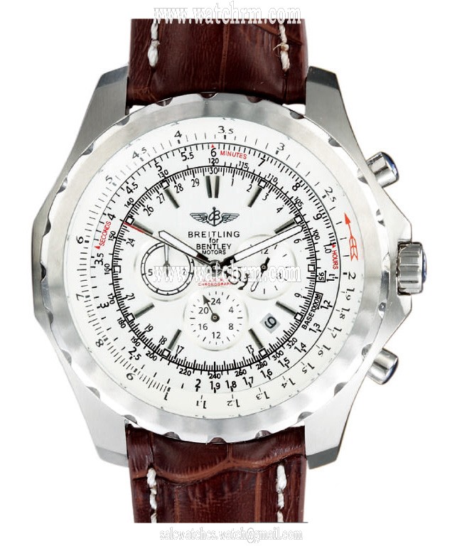 Breitling Bentley Motors T A2536313 Automatic Stainless Steel Bezel Mens Watch
