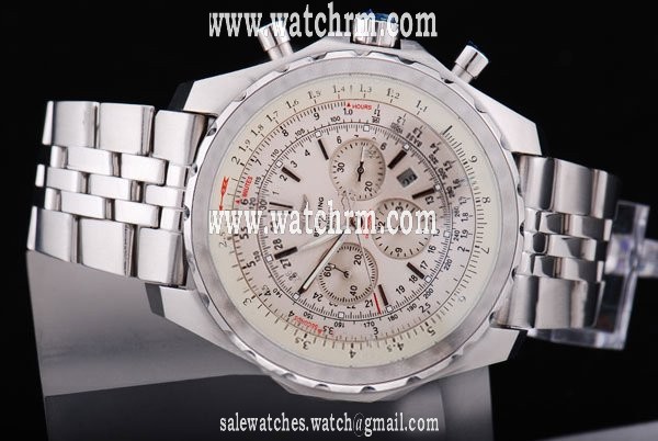 Breitling Bentley Motors T A2536313/G552-974A Stainless Steel Case Grey Dial Round Watch