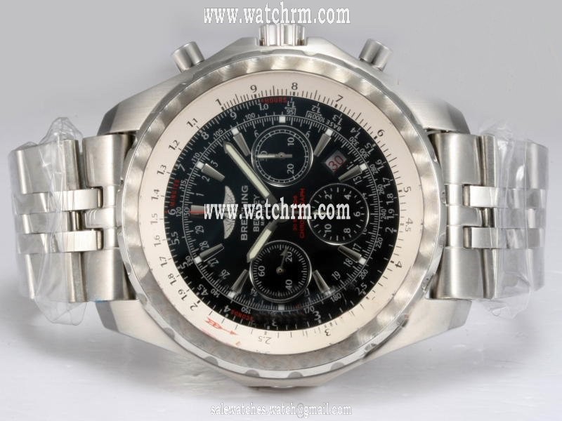 Breitling Bentley Motors T Black Dial Black Dial Automatic 49mm Watch