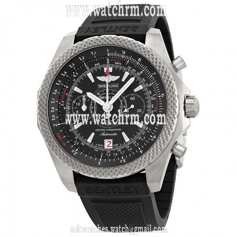 Breitling Bentley Motors T Chronograph Black Dial Bentley II Rubber Men's Watch A253652D-BC59BKRD