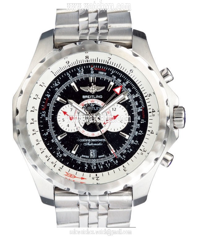 Breitling Bentley Supersports A2636412/BA22 Round Black Dial Automatic Watch