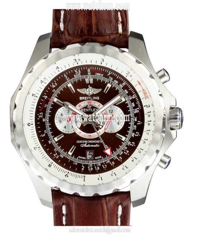Breitling Bentley Supersports A2636416/BB64-1RD Automatic Stainless Steel Bezel Brown Dial Watch