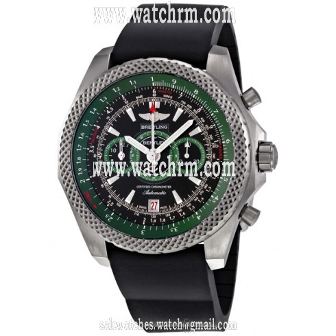 Breitling Bentley Supersports Automatic Black Rubber Men's Watch E2736536-BB37BKRD