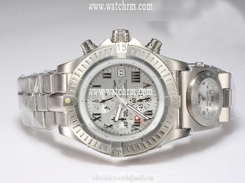 Breitling Blackbird Chronograph mit UTC A 13350 Quartz Chronograph 49mm Watch