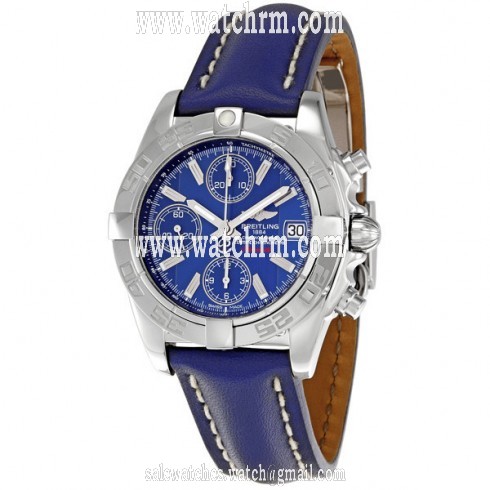 Breitling Chrono Galactic Blue Dial Men's Watch A13358L2-C776BLLD