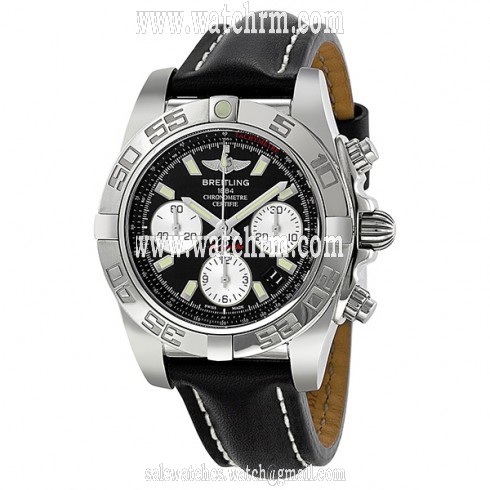 Breitling Chronomat 41 Automatic Black Dial Men's Watch AB014012-BA52BKLT
