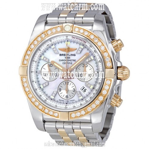 Breitling Chronomat 44 Automatic Chronograph Diamond Men's Watch CB011053-A698TT