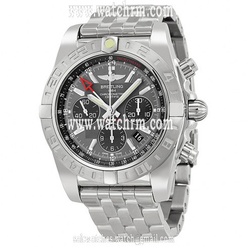 Breitling Chronomat 44 Grey Dial Stainless Steel Men's Watch AB042011-F561SS