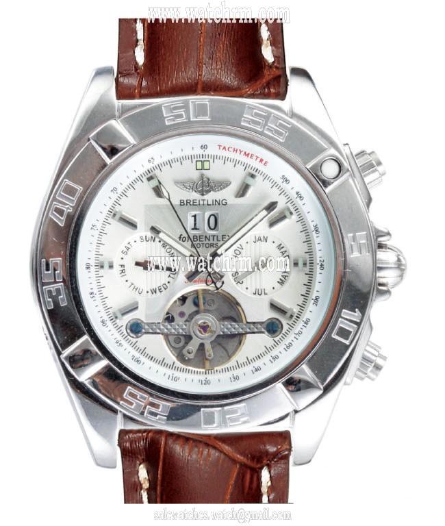 Breitling Chronomat B01 AB011011-G684BRCD Stainless Steel Case White Dial 43.5mm Watch