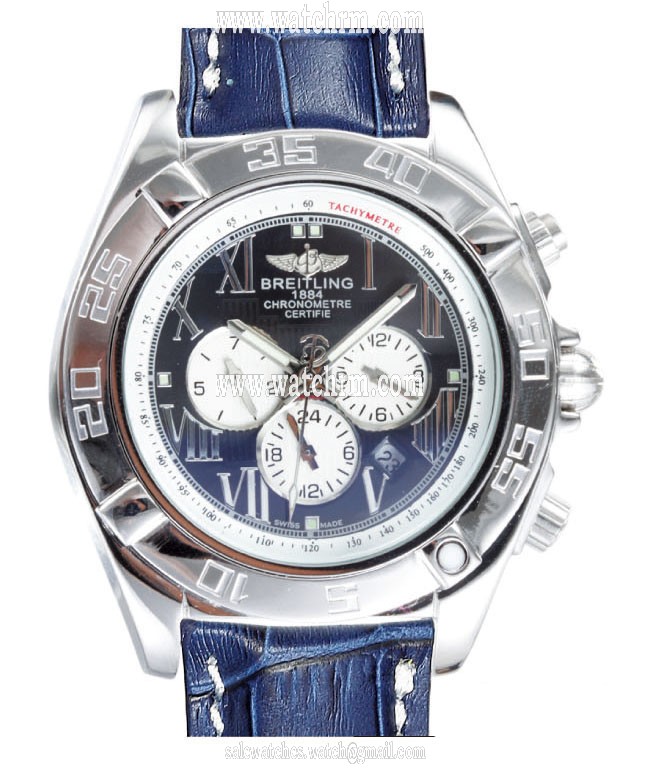 Breitling Chronomat B01 AB011012/C783-3CD 43.5mm Stainless Steel Case Black Dial Watch
