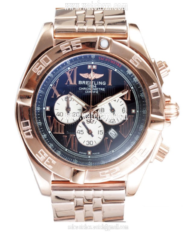 Breitling Chronomat B01 AB011012/C783-SS Automatic Black Dial Watch