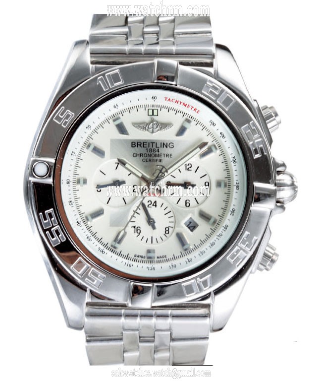 Breitling Chronomat B01 AB011012/G684 Mens Stainless Steel Case 43.5mm Watch