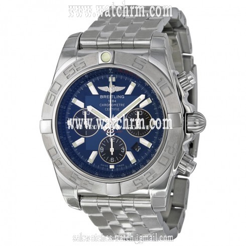 Breitling Chronomat B01 Blue Dial Automatic Chronograph Men's Watch AB011011-C789SS