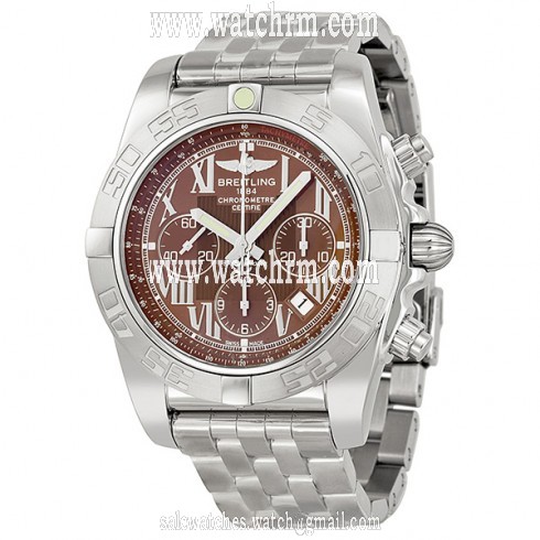 Breitling Chronomat B01 Brown Dial Stainless Steel Men's Watch AB011011-Q566SS