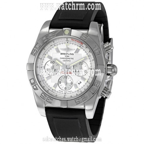 Breitling Chronomat B01 Silver Dial Chronograph Men's Watch AB011012-G684BKPD