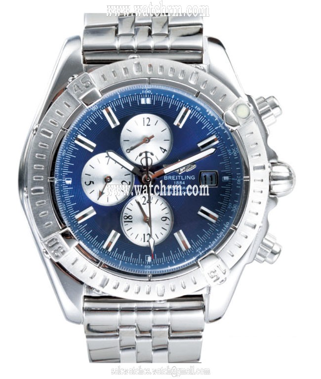 Breitling Chronomat Evolution A1335611/C645-SS Blue Dial Automatic Round Watch