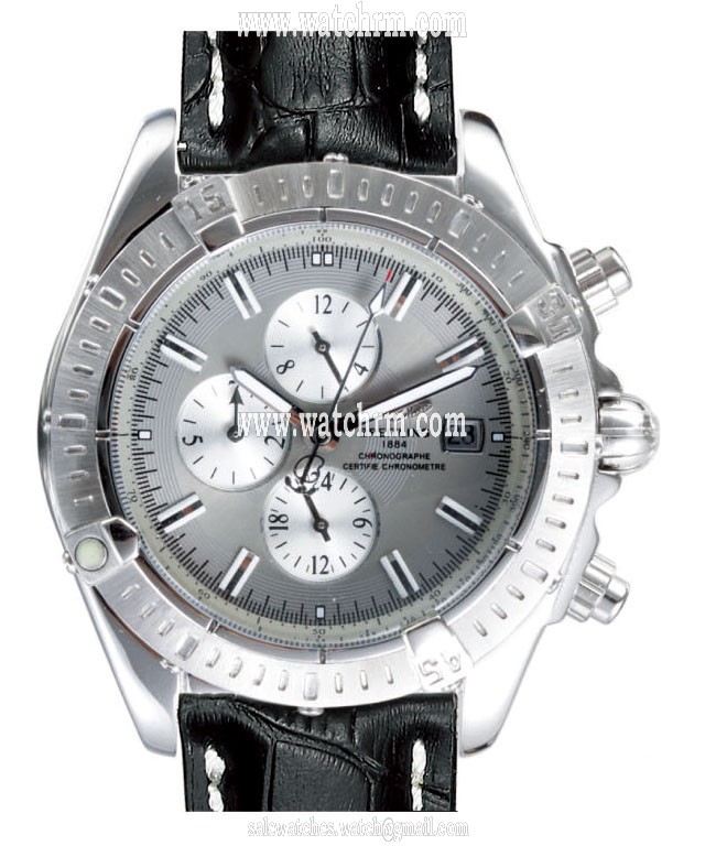 Breitling Chronomat Evolution A1335611/f517-1CD Stainless Steel Case Grey Dial 43.7mm Watch