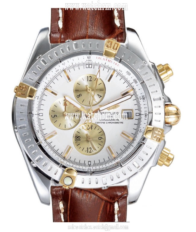 Breitling Chronomat Evolution C1335653/A647 Automatic White Dial 43.7mm Watch