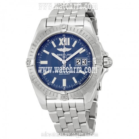 Breitling Cockpit Blue Dial Stainless Steel Men's Watch A4935011-C671SS