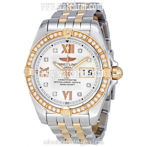Breitling Cockpit Diamond Rose Gold Men's Watch C4935053-A672TT
