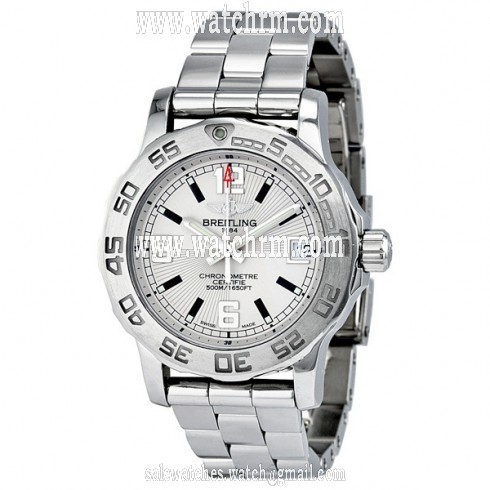 Breitling Colt 33 Silver Dial Stainless Steel Ladies Watch A7738711-G744SS