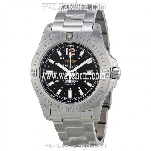 Breitling Colt Automatic Black Dial Stainless Steel Men's Watch A1738811-BD44SS