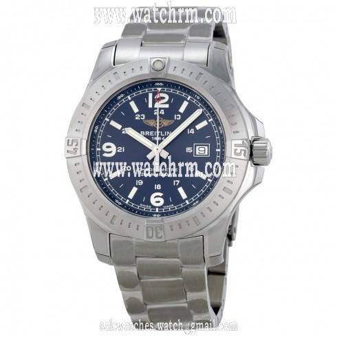 Breitling Colt Blue Dial Stainless Steel Men's Watch A7438811-C907SS