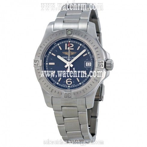 Breitling Colt Lady Blue Dial Stainless Steel Ladies Watch A7738811-C908SS
