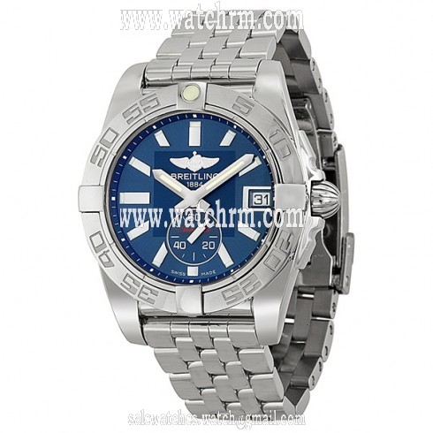 Breitling Galactic 36 Blue Dial Stainless Steel Men's Watch A3733012-C824SS