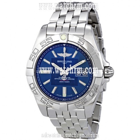 Breitling Galactic 41 Blue Dial Men's Watch A49350L2-C806SS