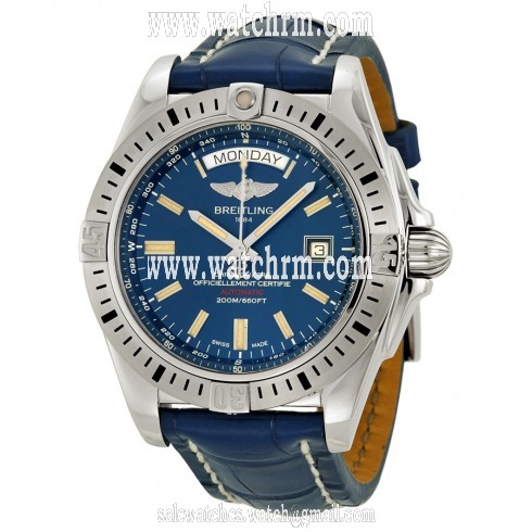 Breitling Galactic Blue Dial Automatic Men's Watch A45320B9-C902BLCT