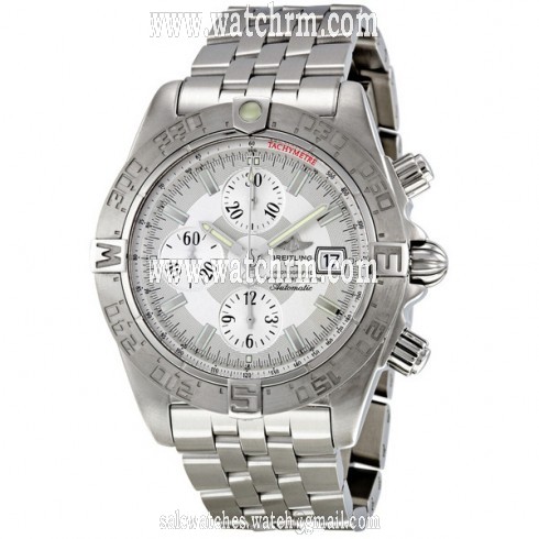 Breitling Galactic Chrono Silver Dial Automatic Men's Watch A1336410-G569SS