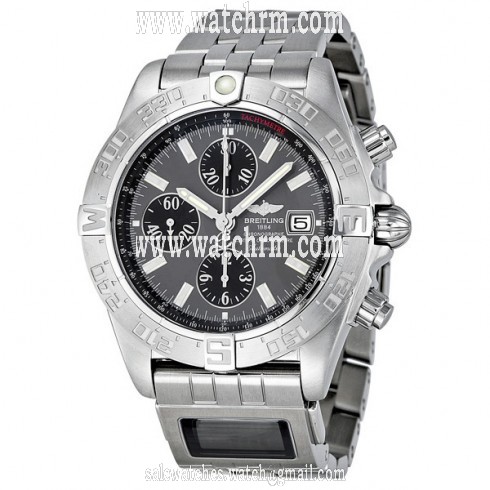 Breitling Galactic Chrono Slate Grey Stainless Steel Men's Watch A1336410/F517