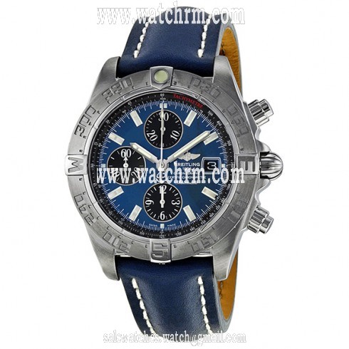 Breitling Galactic Chronograph II Automatic Blue Dial Men's Watch A1336410-C805