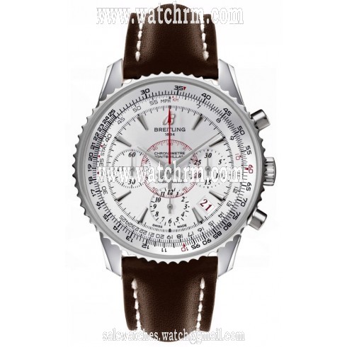Breitling Montbrillant 01 Automatic Mercury Silver Dial Men's Watch AB013112-G709