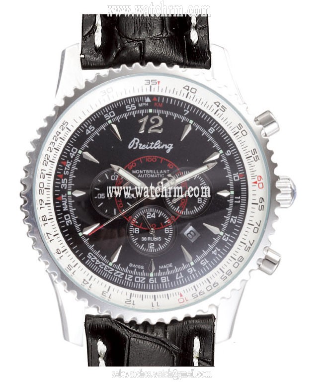 Breitling Montbrillant A4137012/B875-1LD Mens 38mm Stainless Steel Case Watch