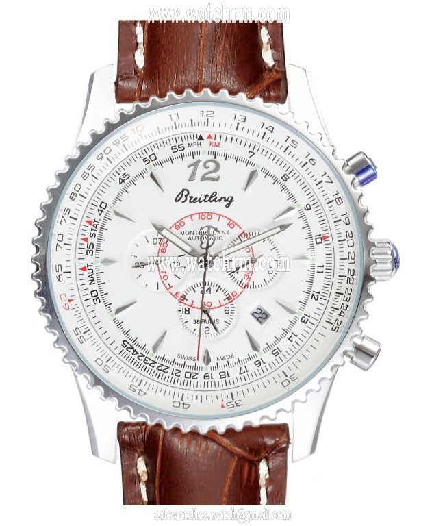 Breitling Montbrillant A4137012/g634-2CT White Dial Automatic 38mm Watch