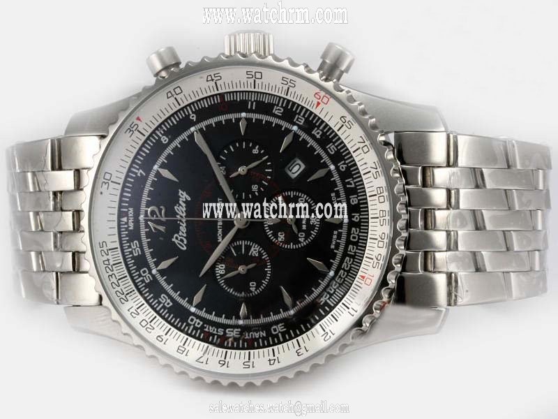 Breitling Montbrillant C2334021-Q549TT Mens Quartz Chronograph Watch