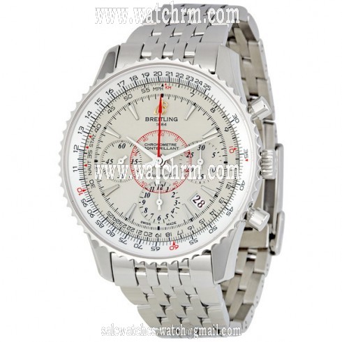 Breitling Montbrilliant 01 Silver Dial Chronograph Automatic Men's Watch AB013112-G709SS