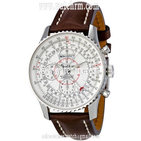 Breitling Montbrilliant Datora Silver Dial Automatic Men's Watch A2133012-G518BRLT