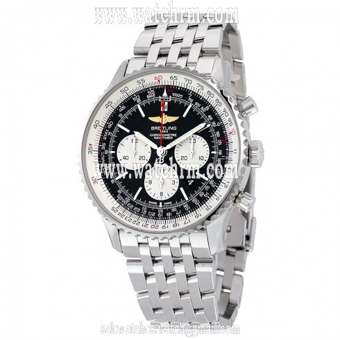 Breitling Navitimer 01 46 MM Chronograph Navitimer Steel Men's Watch AB012721-BD09SS
