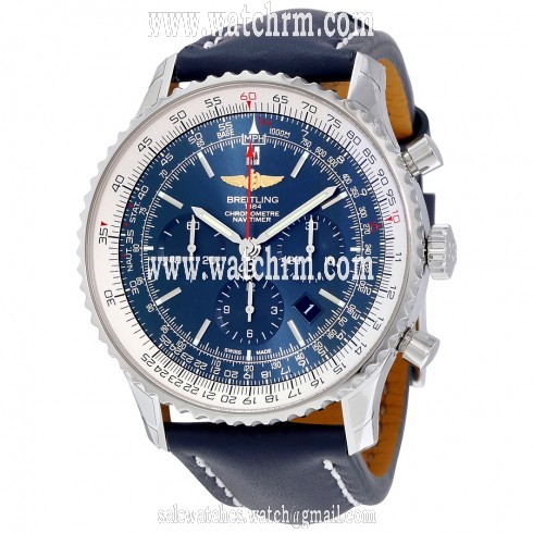 Breitling Navitimer 01 Blue Dial Chronograph Automatic Men's Watch AB012721-C889BLLT